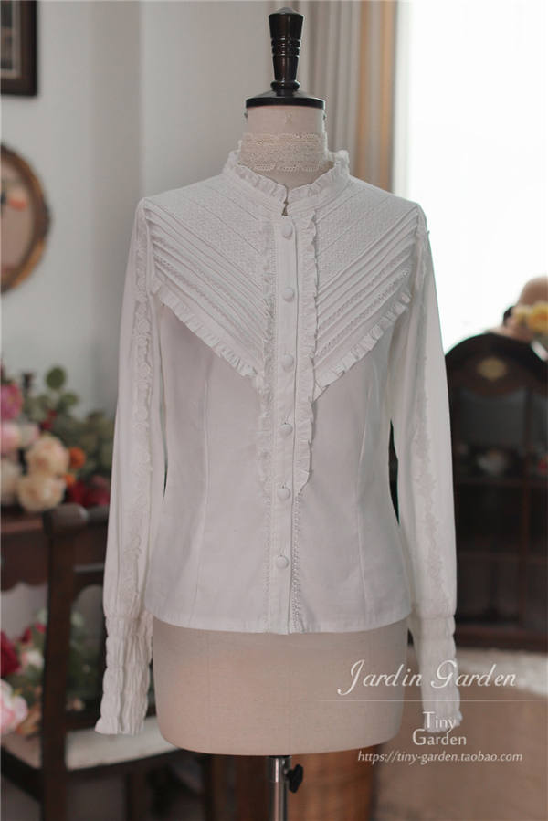 Leg of Lamb Sleeve Stand Collar Lolita Blouse