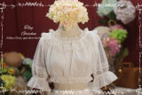 Dots Yarn Ruffles Short Lolita Blouse