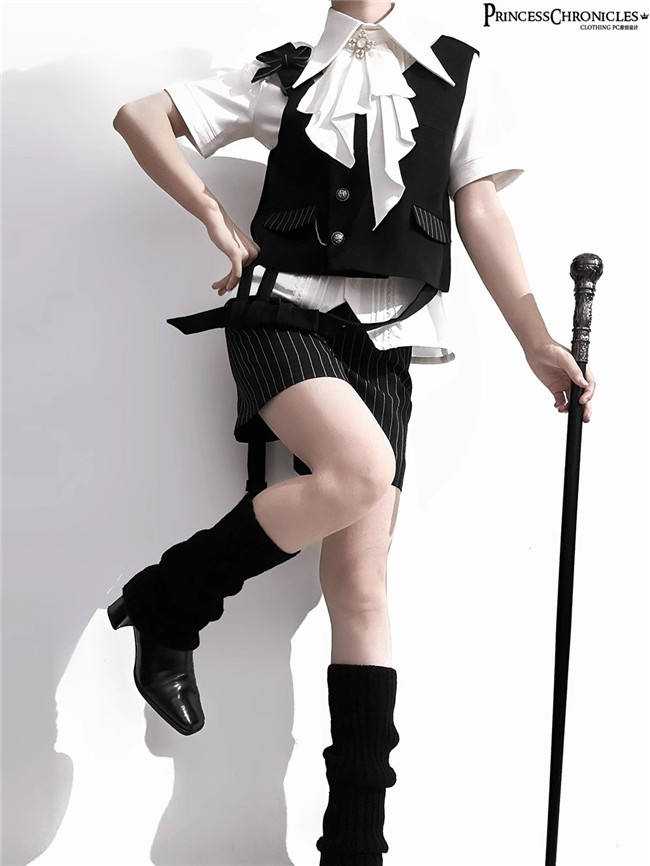 Princess Chronicles Short Sleeves Gothic Blouse Ouji Fashion