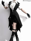 Short Sleeves Gothic Ouji Lolita Blouse