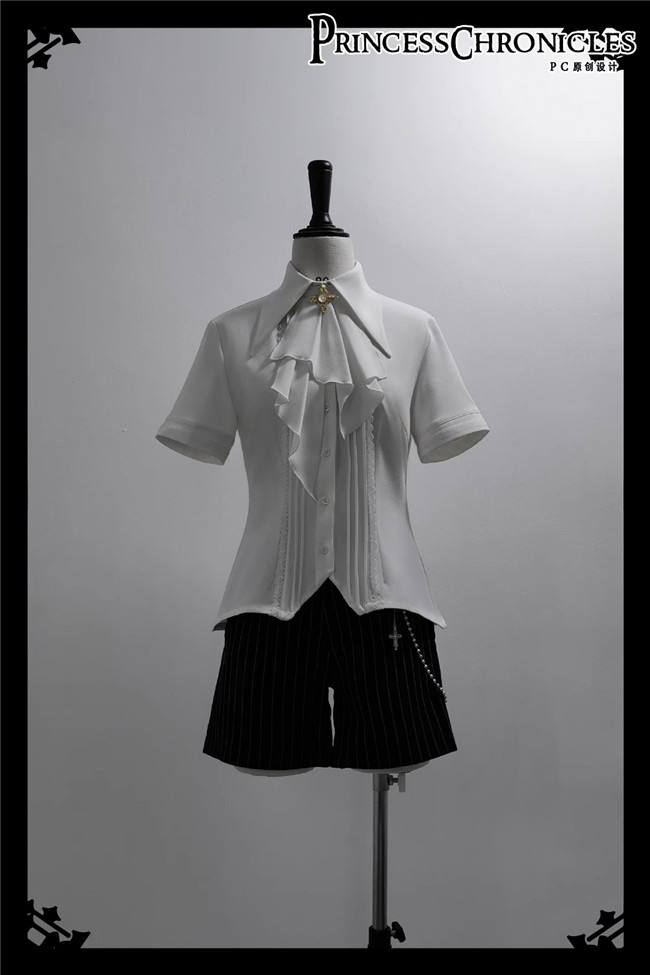 Princess Chronicles Short Sleeves Gothic Blouse Ouji Fashion