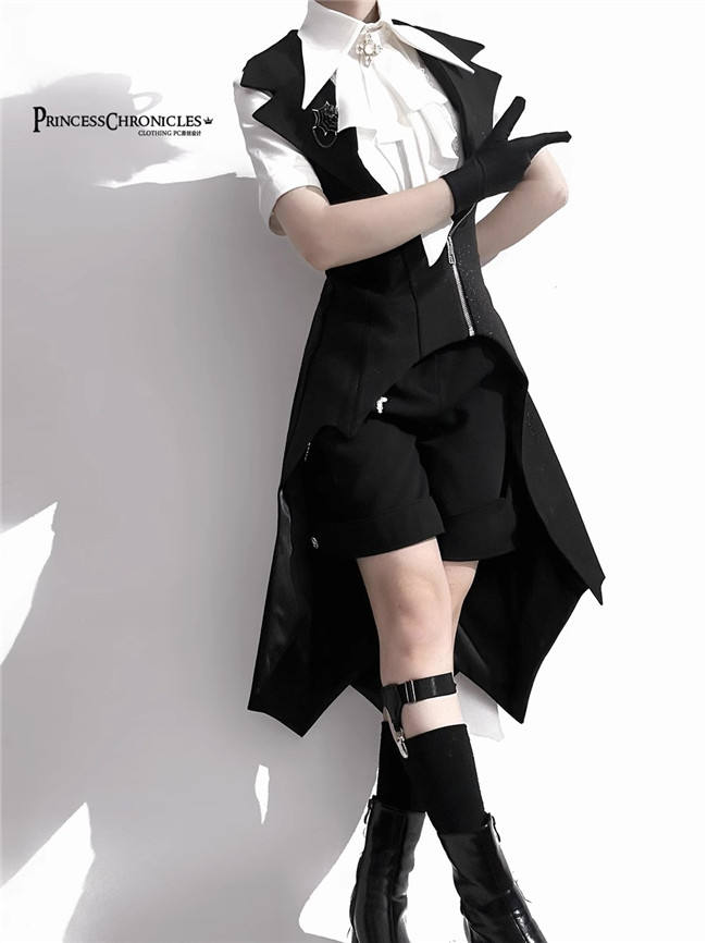 Princess Chronicles Short Sleeves Gothic Blouse Ouji Fashion
