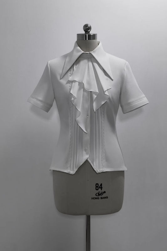 Short Sleeves Gothic Blouse Ouji Fashion