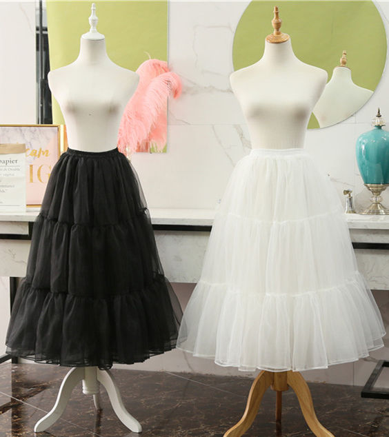 A-shaped Glass Yarn Lolita Petticoat 80cm