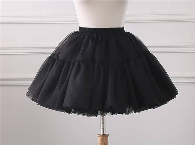 40cm Poofy A-shaped Glass Yarn Lolita Petticoat
