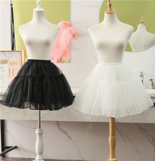 A-shaped Glass Yarn Lolita Petticoat 45cm