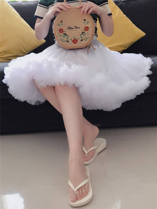 Sweet Super Puff A-shaped Lolita Petticoat 45CM