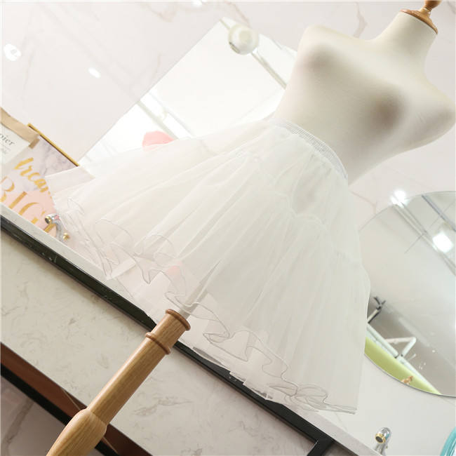 45cm Daily Wear A-shaped Glass Yarn Lolita Petticoat
