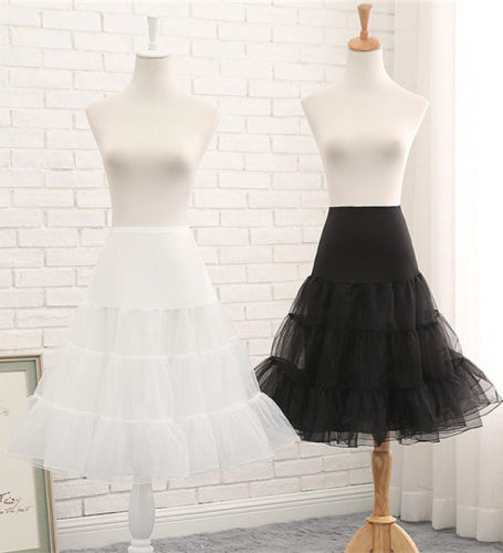 A-shaped Glass Yarn Lolita Petticoat Length Adjustable