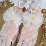 Lace Bow Lolita Gloves