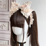 Hand-made Lace Bead Lolita Headband