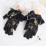 Lace Beadchain Lolita Gloves