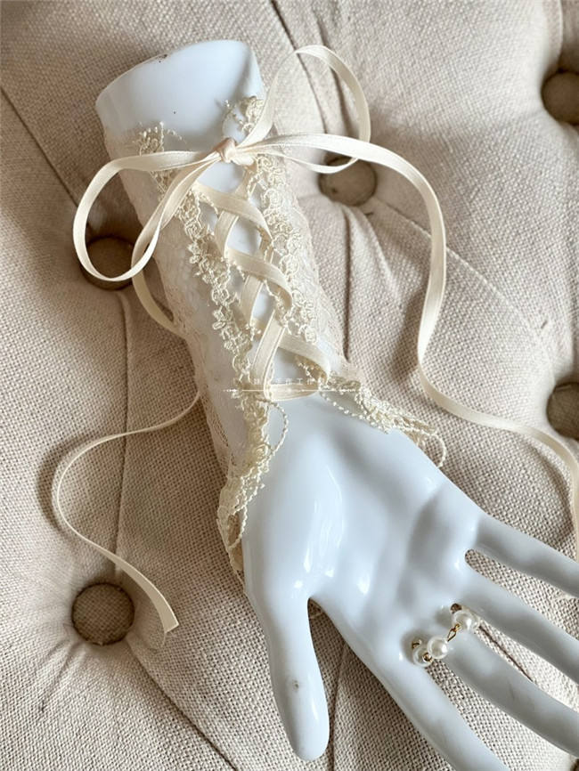 Hand-made Lace Wristcuffs Hand Cuffs