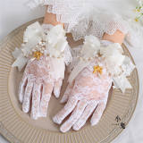 Lace Beadchain Lolita Gloves