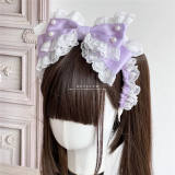 Hand-made Lace Bead Lolita Headband