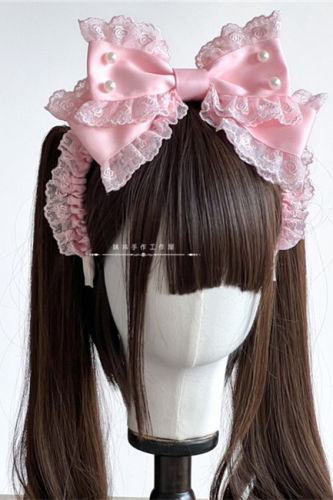 Hand-made Lace Bead Lolita Headband