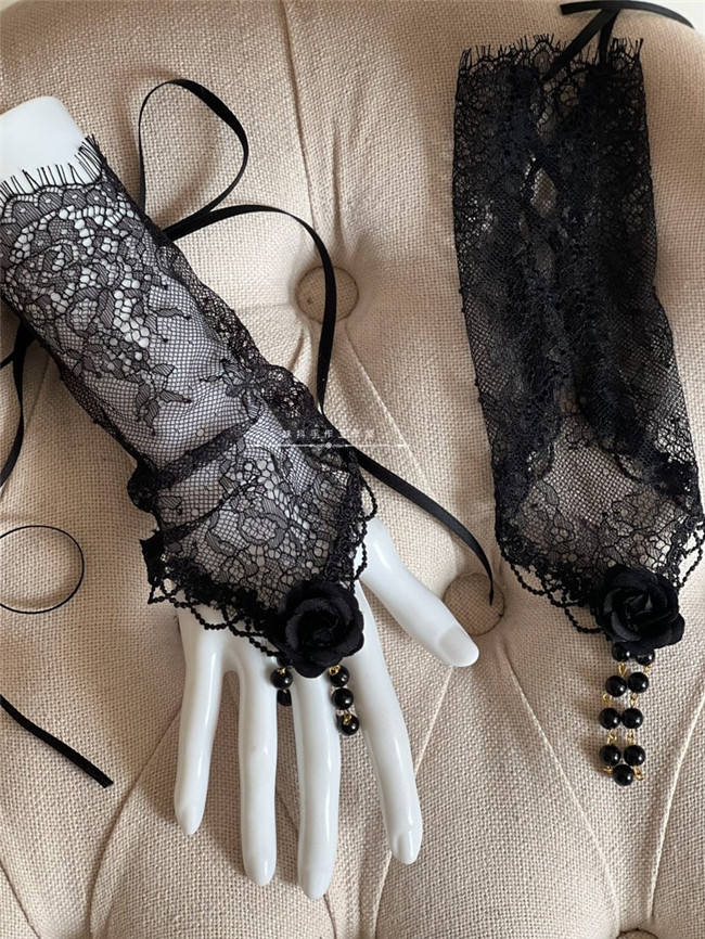 Hand-made Lace Wristcuffs Hand Cuffs