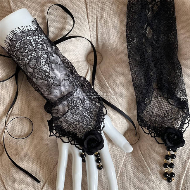 Hand-made Lace Wristcuffs Hand Cuffs