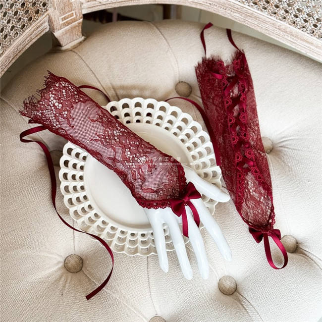 Hand-made Lace Wristcuffs Hand Cuffs