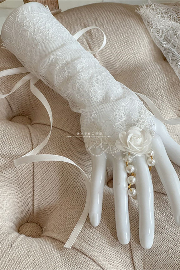 Hand-made Lace Wristcuffs Hand Cuffs