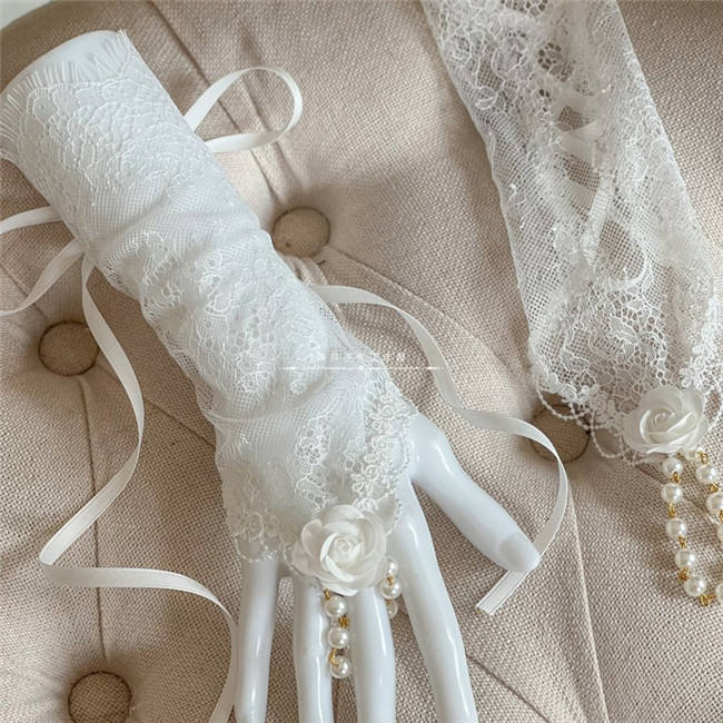 Hand-made Lace Wristcuffs Hand Cuffs