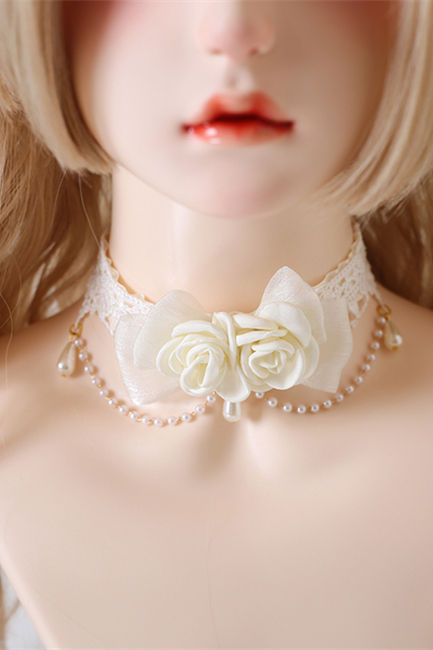 Sweet Lace Floral Lolita Choker