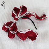 Pearl Yarn Random Shape Lolita Headbow