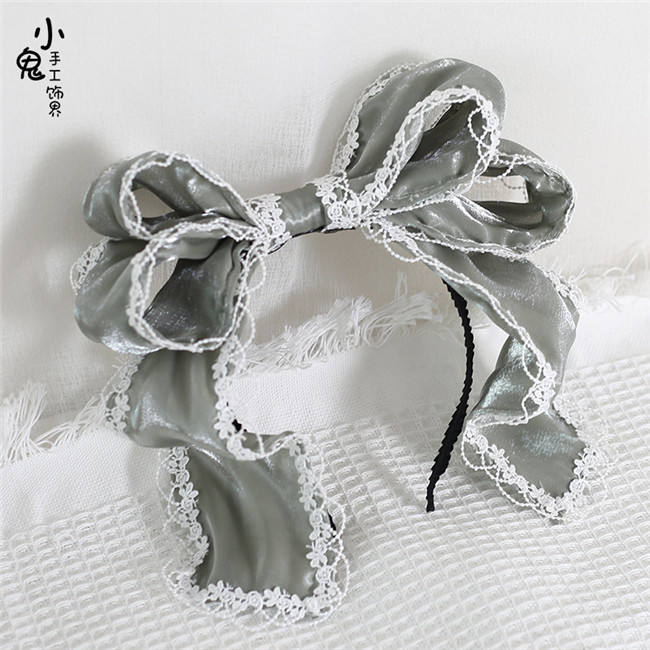 Pearl Yarn Random Shape Lolita Headbow