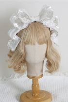 Pearl Yarn Random Shape Lolita Headbow