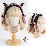 Halloween Gothic Lolita Headdress with Detachable Wings