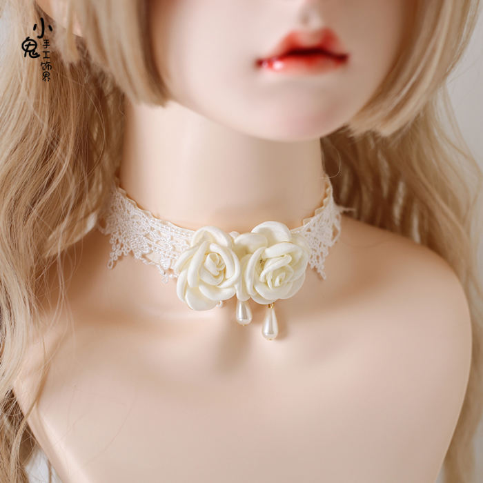 Sweet Lace Floral Lolita Choker