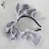 Pearl Yarn Random Shape Lolita Headbow