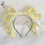 Pearl Yarn Random Shape Lolita Headbow