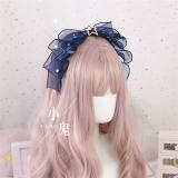 Pearl Jellyfish Shell Lolita Headbow