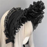 Hand-made Lace Lolita Bonnet