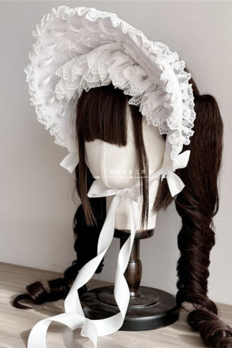 Hand-made Lace Lolita Bonnet