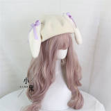 Sweet Bunny Ears Lolita Beret Multiple Wear Ways