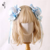 Chinese Style Bun Side Clips Lolita Headdress