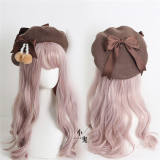 Bobbles Bow Sweet Lolita Beret