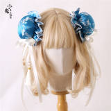 Chinese Style Bun Side Clips Lolita Headdress