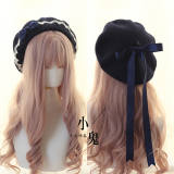 Lace Bow Sweet Lolita Beret