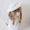 White Hat + White Flower