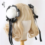 Chinese Style Bun Side Clips Lolita Headdress