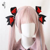 Dark Black Wings Lolita Hairclip