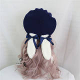 Sweet Bunny Ears Lolita Beret Multiple Wear Ways