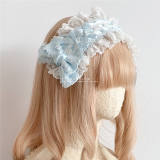 Hand-made Lace Bow Lolita Bonnet