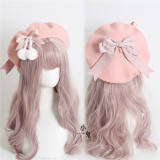 Bobbles Bow Sweet Lolita Beret