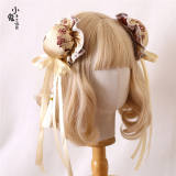 Chinese Style Bun Side Clips Lolita Headdress