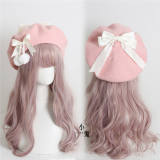 Bobbles Bow Sweet Lolita Beret