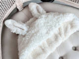 Super Value White Warm Plush Hat